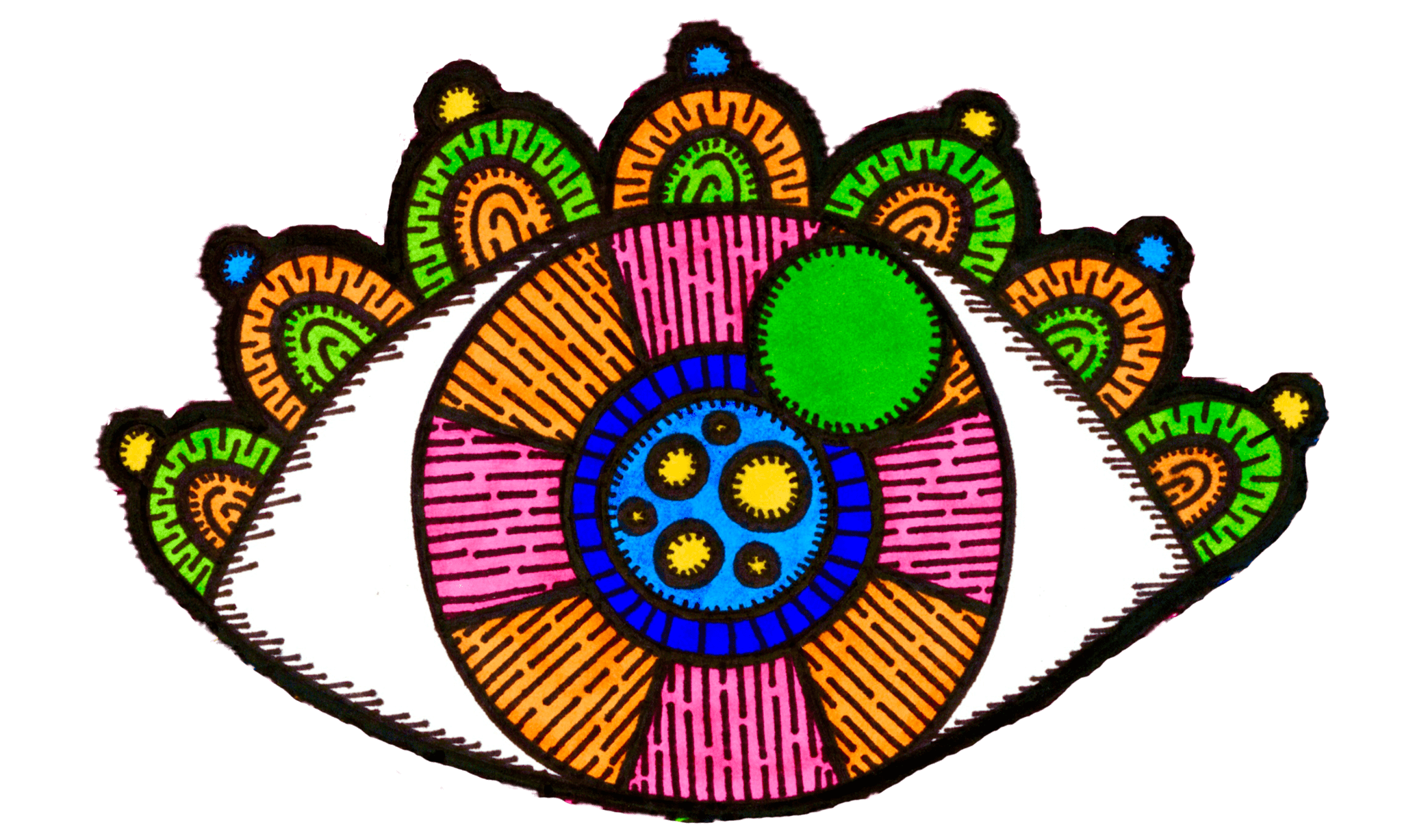 動く目のイラスト